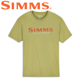 Футболка Simms Logo T-shirt Tent Green